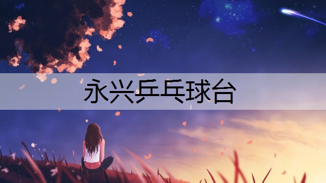 永兴乒乓球台